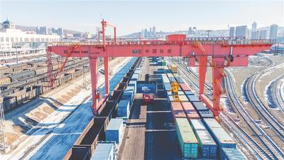 奋力冲刺四季度｜今年绥芬河口岸中欧班列开行同比增长13%