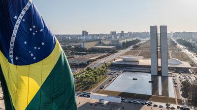 巴西利亚的城市中轴线掠影