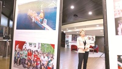 鄞州龙舟文化亮相保加利亚瓦尔纳市图片展