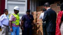 China delivers shipment of school uniform fabric to Sri Lanka