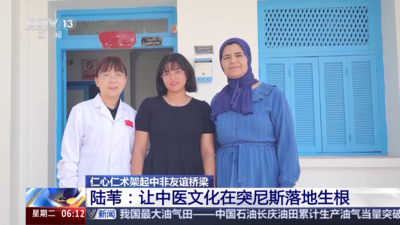 让中医文化在突尼斯落地生根 她用仁心仁术架起中非友谊桥梁