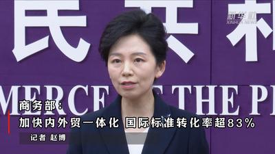 商务部：加快内外贸一体化改革