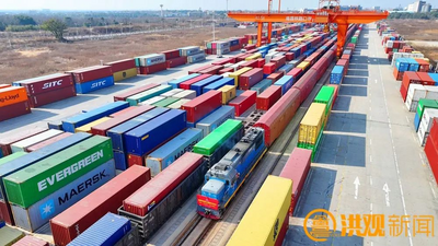 江西首列出口商品汽车（JSQ）中亚班列开行