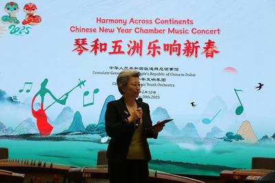 中国驻迪拜总领馆成功举办民乐专场演出