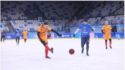 俄罗斯球队夺得上海合作组织雪地足球赛冠军