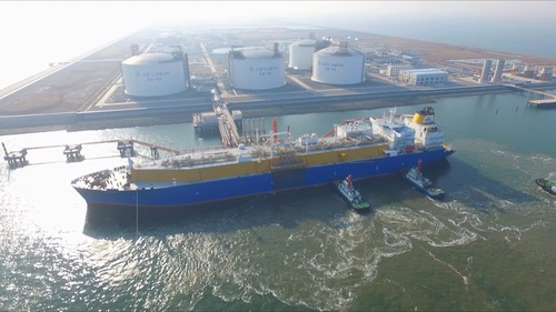 China's comprehensive LNG import price drops last week