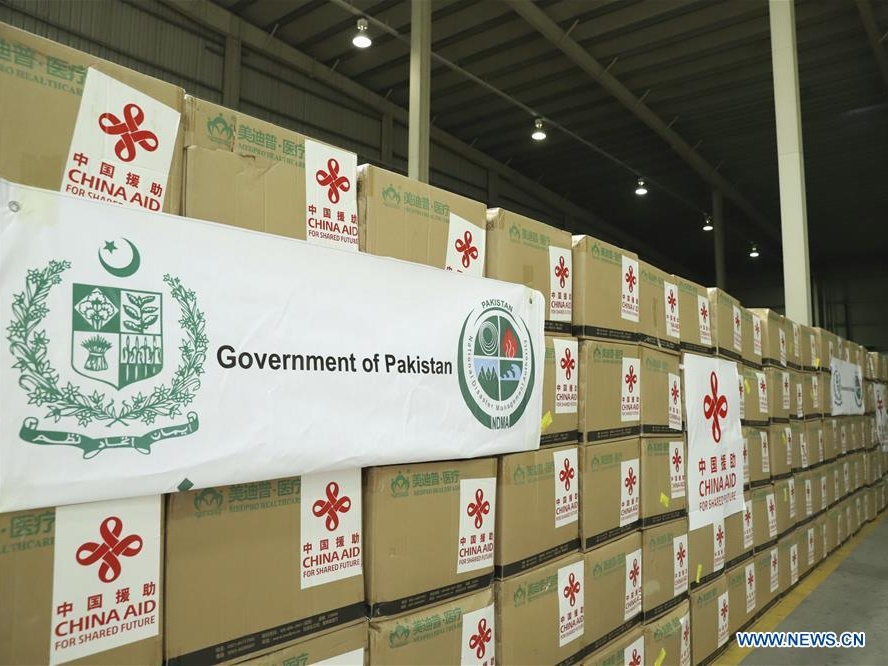 Chinese government donates 6th batch of anti-COVID-19 medical supplies to Pakistan 