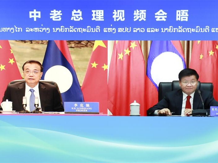 Chinese premier holds talks with Lao PM 