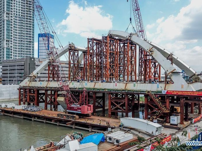 China-funded iconic bridge to open in Philippine capital this year 