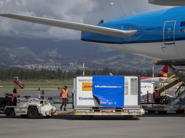 Ecuador receives first batch of China's Sinovac COVID-19 vaccine 